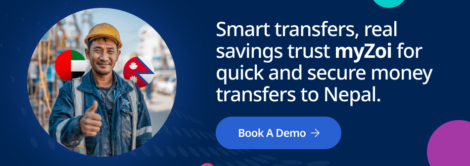 Smart transfers, real savings - trust MyZoi for quick and secure money transfers to Nepal